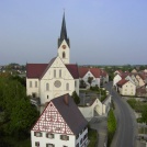 Kirche Pfarrhaus Ertingen