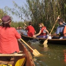 paddling tour in Crisan, Danube Delta, Romania.