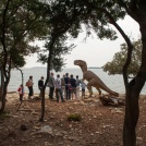 Dinosaur statue, Brijuni Island