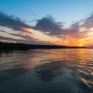 Sunset on Danube, Ilok